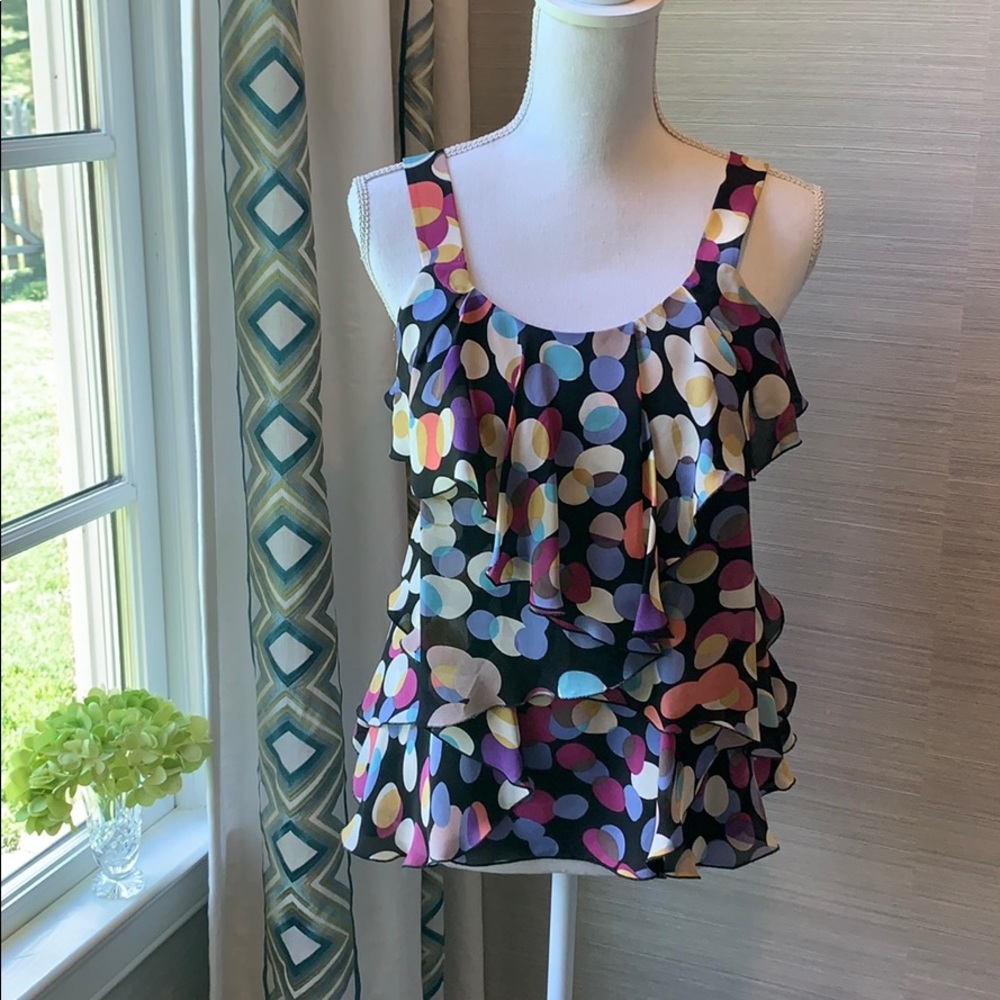 Odille ruffle tank top